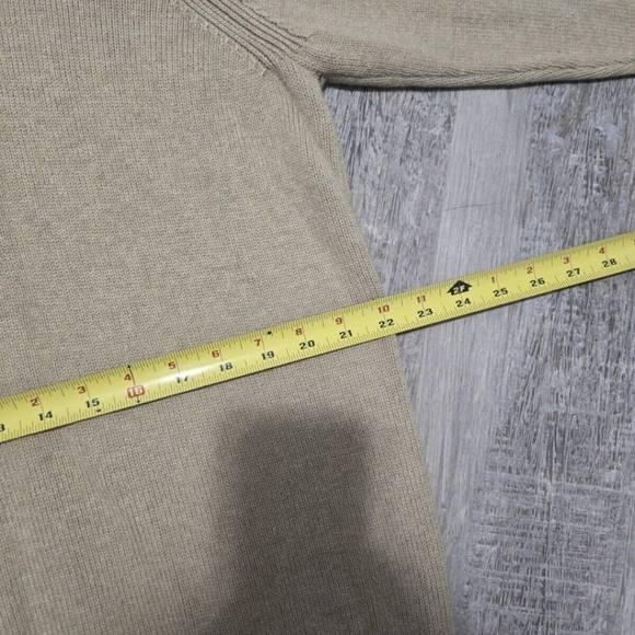 Tommy Hilfiger Knitted Sweater Unisex Size XL Retro 90s Y2K Beige Cotton - Picture 10 of 11